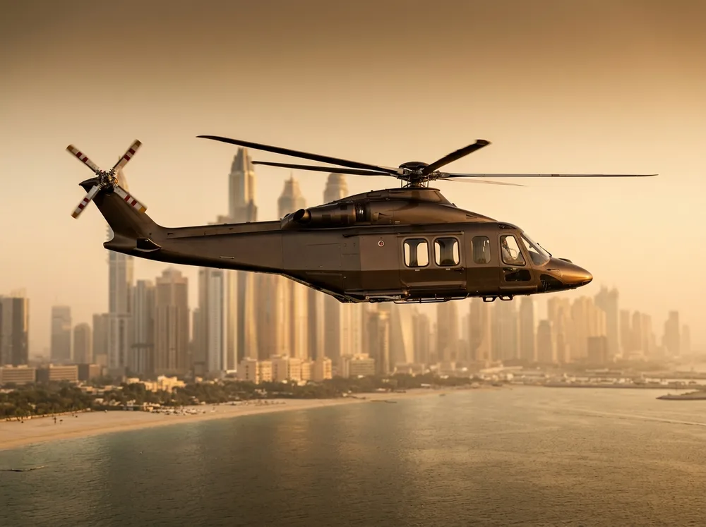 Helicopter tour agency in Dubai