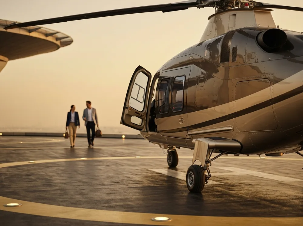 Helicopter tour agency in Dubai