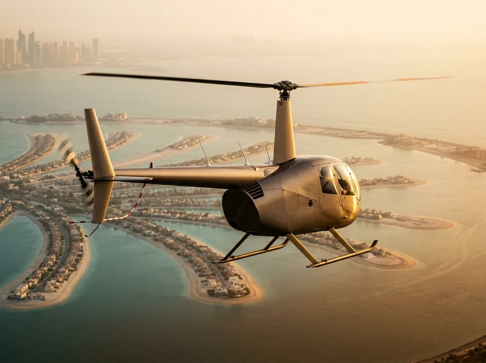 Helicopter tour operator in Dubai