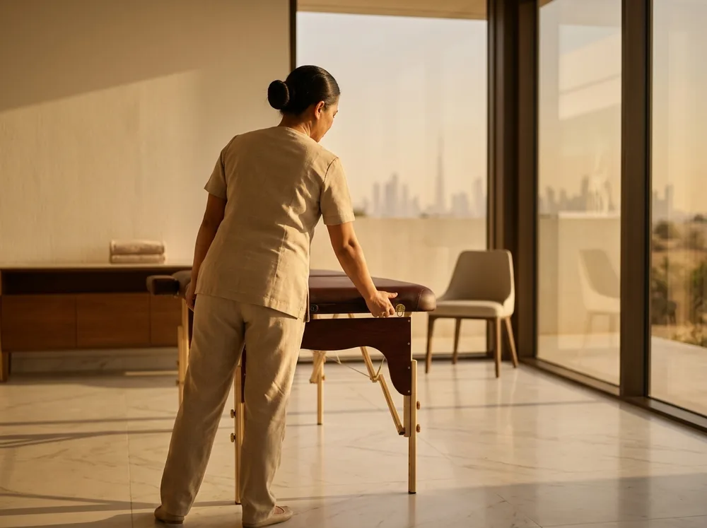 Home massage in Dubai