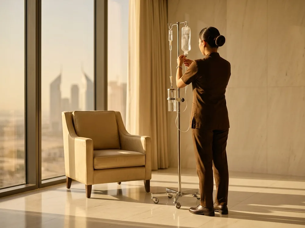 IV vitamin therapy in Dubai