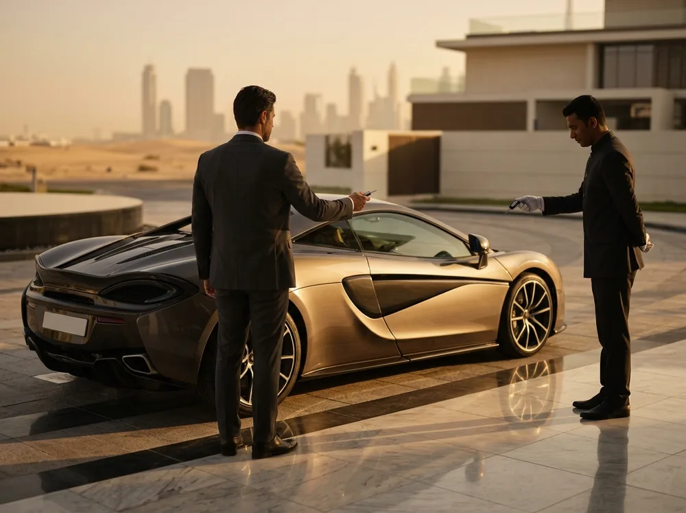 Luxury car rental in Dubai